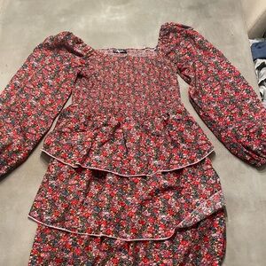 Floral Long Sleeve Dress